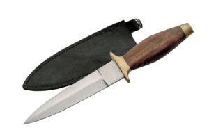 Slim Stainless Steel Blade | Horn Handle 7.75 inch Edc Hunting Knife