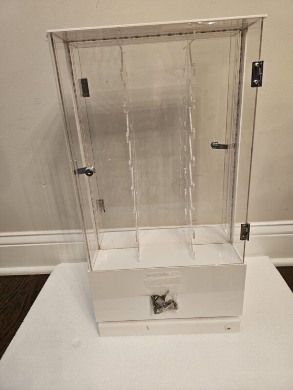 Acrylic Led Rotating Case 16 Piece Showcase Tower Display