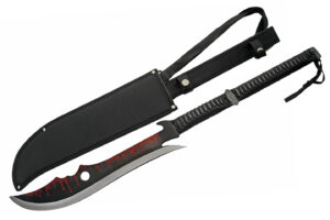 Bloodspike Machete 27.5″ Stainless Steel Blade Wrapped Handle